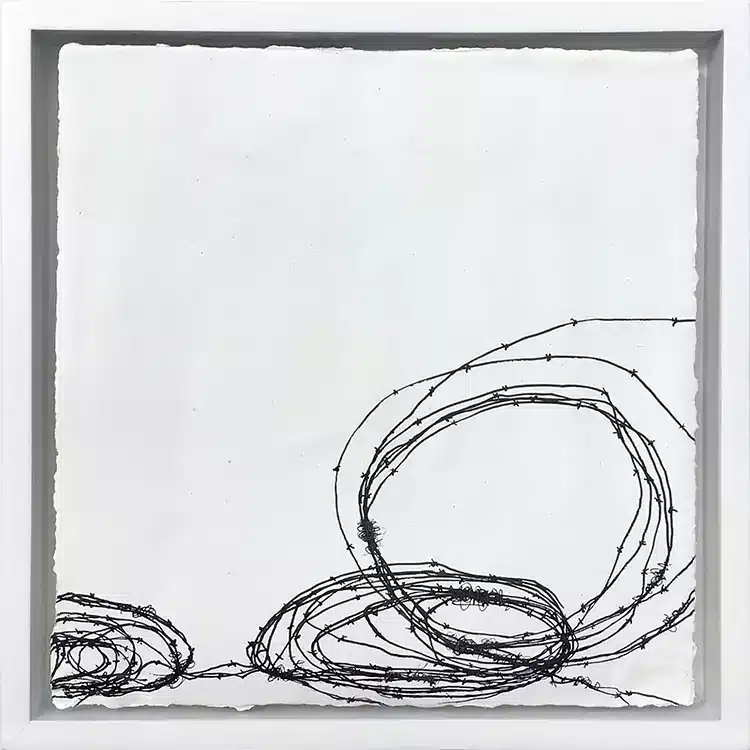 Julie Levesque - 'Barbed Wire Coils I'