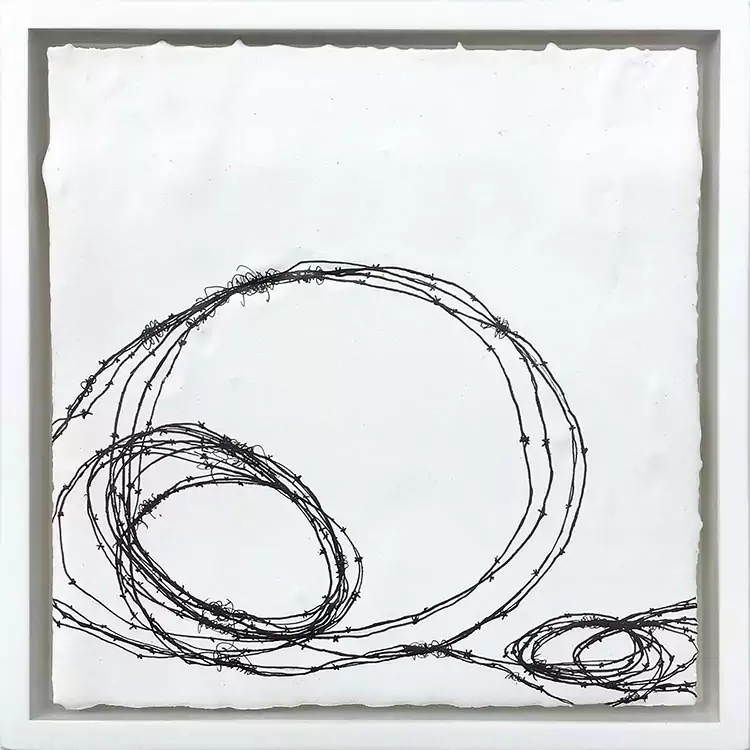 Julie Levesque - 'Barbed Wire Coils II'